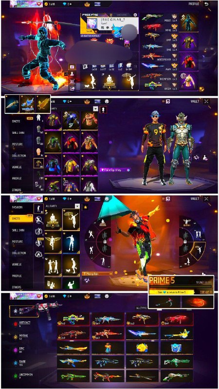 دنیای اکانت فری فایر freefire: 9300. Gh