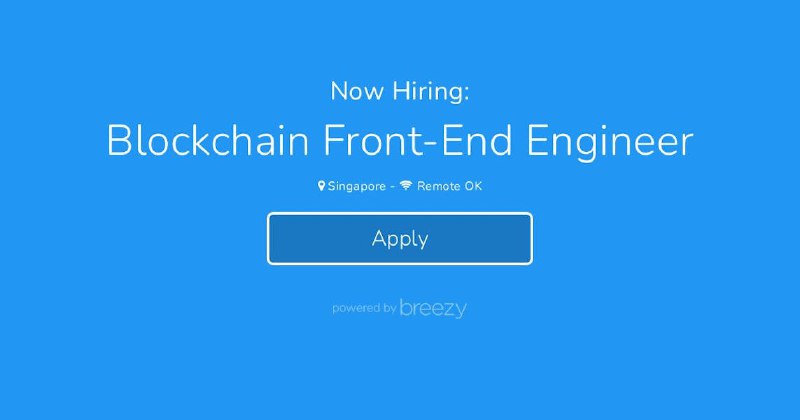 (Retired) Blockchain Front-End Engineer at DeGate