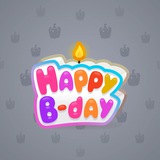 B-Day Candle #203