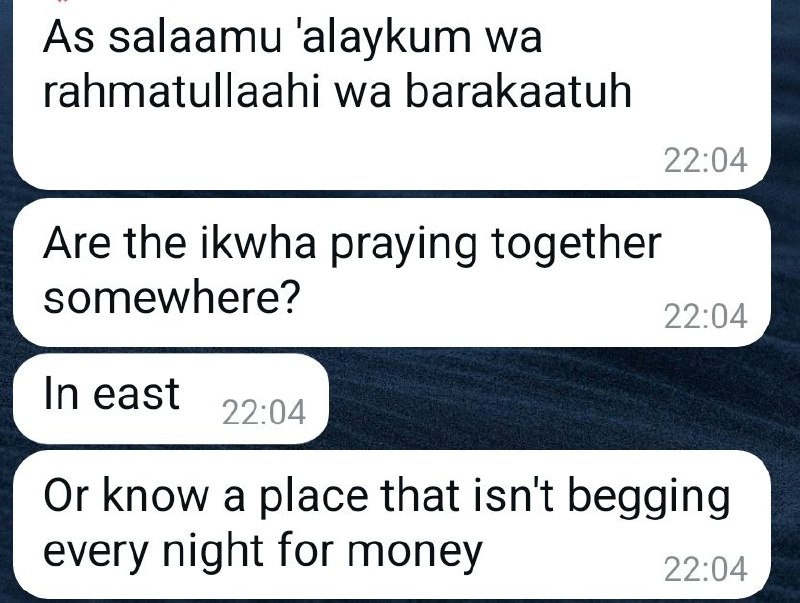 In some masjids, the begging during Tarawih gets so bad that people are seeking alternatives.