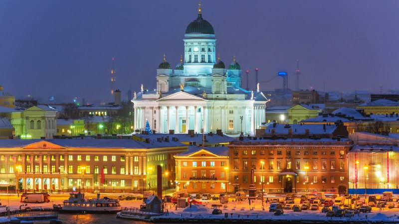 Happy birthday, Finland!Old Town in Helsinki, Finland (© Oleksiy Mark/Shutterstock)