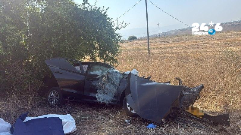 🇮🇱 מספר הפצועים בתאונת הדרכים בדרום רמת הגולן עלה ל-9. ההרוג, כבן 35, אותר מחוסר הכרה בתוך אחד מכלי הרכב…