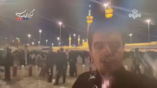 דיווח כתב רשות השידור על האווירה במשהד לקראת לוויית נשיא איראן שנהרג.