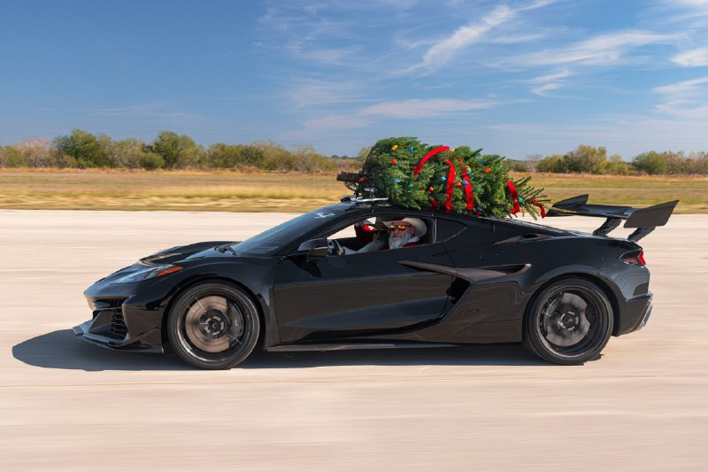 Chevrolet Corvette установил рождественский рекорд скорости 3