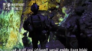 ️🇱🇧🇱🇧🇮🇱 The IDF released new footage from inside the underground tunnel network in the Ali al-Taher hills, which was destroyed later.