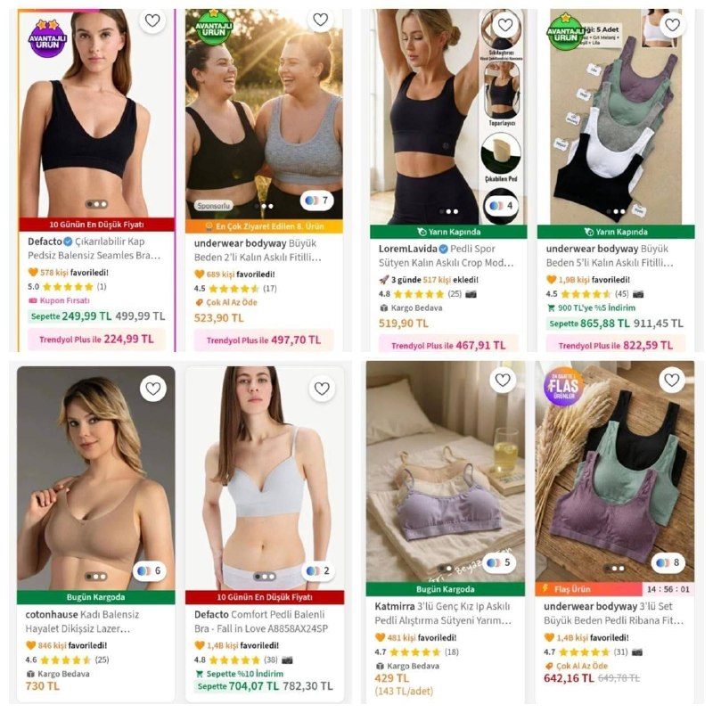 Turkiran_gallery: ✅انواع نیم تنه کاپ دار😍😍😍😍😍😍 https://www.trendyol.com/sr?q=pedli%20yar%c4%b1m%20atlet&qt=pedli%20yar%c4%b1m%20atlet&st=p