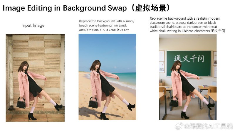 千问开源了 Qwen-Image-Edit 图像编辑模型