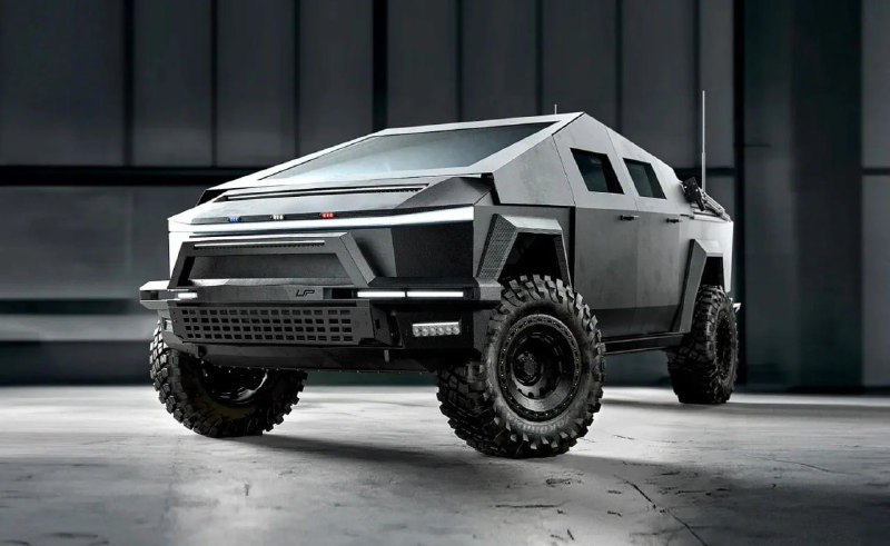 Tesla Cybertruck превратили в броневик 3