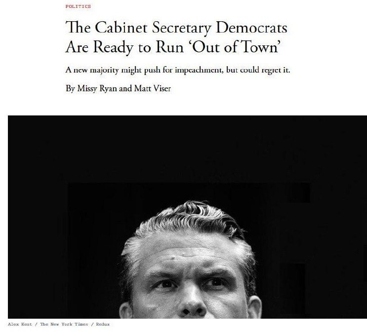 האוקיינוס האטלנטי: הדמוקרטים קמו להדיח את שר המלחמה האמריקני