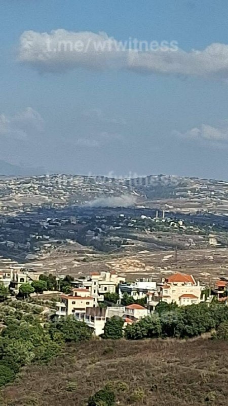 ️🇱🇧🇮🇱 Israeli explosion aimed at the city of Markaba, southern Lebanon.