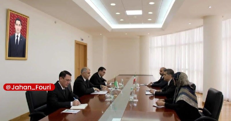 جهان بینالملل فوری🌍: دیدار سرکنسول جدید ایران در مرو با معاون وزیر امور خارجه ترکمنستان🔹سید مصطفی حسینیپور، سرکنسول جدید ایران در مرو، عصر ر