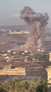 ️🇱🇧🇮🇱 פיצוץ ישראלי מכוון לעיירה הלבנונית הכבושה בני חיאן בתוך אזור הביטחון של דרום לבנון.