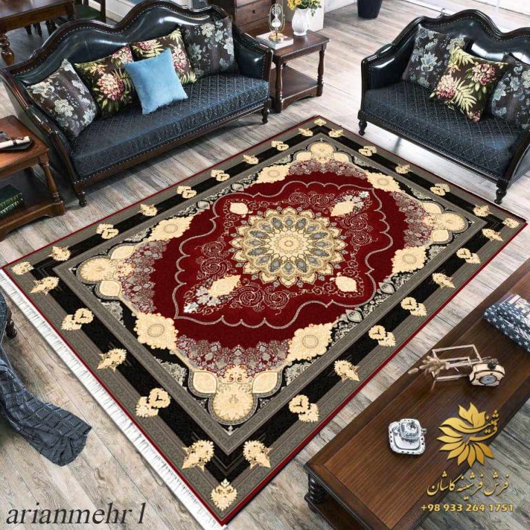 فرش فرشینه کاشان: فرشینه قرمز طلایی طرح فرش 1200 شانه مدل آریانمهر♦️ خرید مستقیم از تولیدی ♦️فرش فرشینه کاشان✅جنس خاب #مخمل_فرش✅نوع خاب #ب