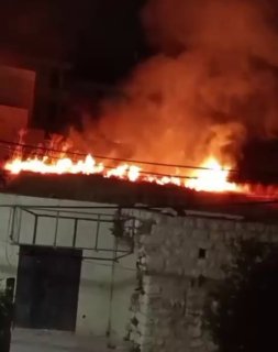 התפרצות שריפה; כתוצאה מירי כוחות הכיבוש פצצות גז בכפר כפר מליק, צפונית מזרחית לרמאללה.