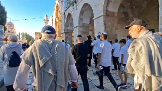 Urgent: A large number of settlers storm the blessed Al-Aqsa Mosque, alongside what is called the Jewish "Day of Atonement".