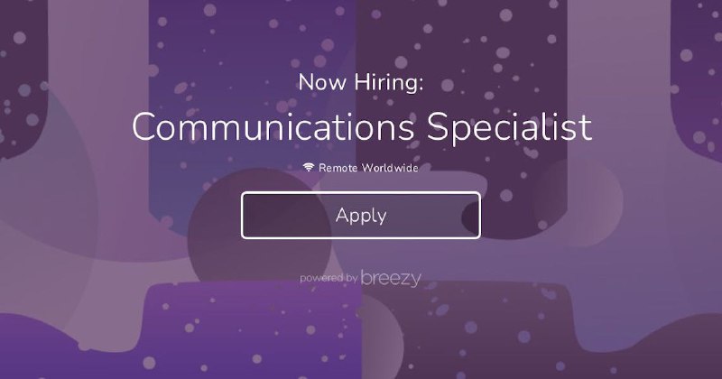 Communications Specialist at Interchain