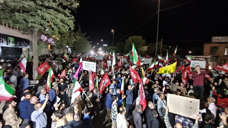 خبرگزاری مهر کرمانشاه: صد و هفتادمین اجتماع «نحن منتقمون» مردم کرمانشاهکرمانشاه - صد و هفتادمین اجتماع نحن منتقمون مردم کرمانشاه در شامگاه دوشن
