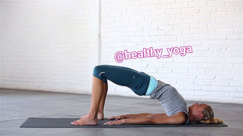 یوگا و سلامتی: #وضعیتهای_یوگا_با_حداقل_انعطاف_بدن#تناسب_اندام🔰 وضعیت پل (Bridge Pose)🌸 باز هم یک وضعیت فوق العادهی دیگر برای پایین ک