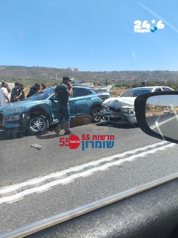 🇮🇱 כביש 505: בין תפוח לאריאל סמוך למרדה, תאונת דרכים בין כלי רכב פלסטינים, כוחות הצלה בדרך למקום. בשלב זה…