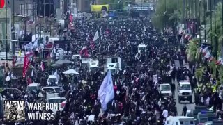 ️🇮🇶🇮🇷 IRIB: המונים גדולים מרחבי עיראק התאספו בנג'ף כדי להשתתף במסע הלוויה של המנהיג העליון המנוח, עלי ח…