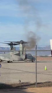 🎦 ירי מטוס ה-MV-22B Aspery של הנחתים האמריקאים במהלך אימון