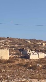 מתנחלים מתגרים בתושבים ומצוררים בתים בח'רבת אל-ח'ראבה, מזרחית לעיירה אל-סמו, דרומית לחברון.