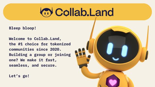 makretakfir: 🟡 This community is now protected by Collab.LandToken-gate your community and verify members automatically.Click below t