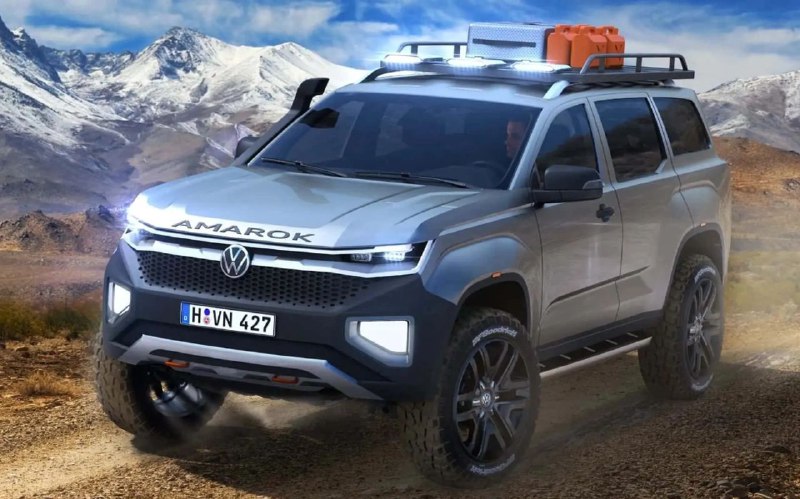 Volkswagen показал конкурента Toyota Land Cruiser Prado. Автомобиль предполагается построить на базе