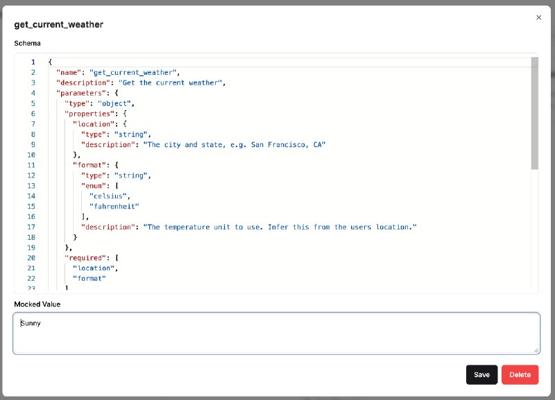 针对上周OpenAI刚更新的function call功能，Knit新支持了一个新的类型的prompt