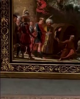 This is called “a painting within a painting”, and it was the biggest flex an artist could make in the 1600sDid you know? 🎓