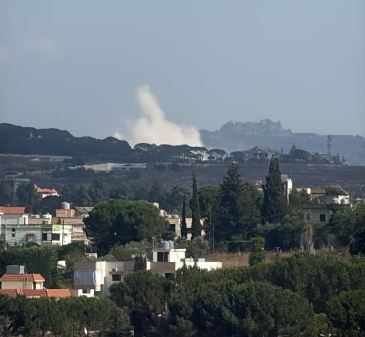 דחוף: הכיבוש מבצע פיצוץ מטענים בעיירה כפר תבנית, דרומית ללבנון.