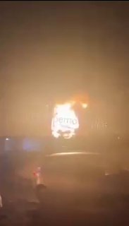 🔴פיצוץ מחסן נפט במיכאילובסק, רוסיה, לאחר התקפה קרקעית של מל"טים אוקראינים.