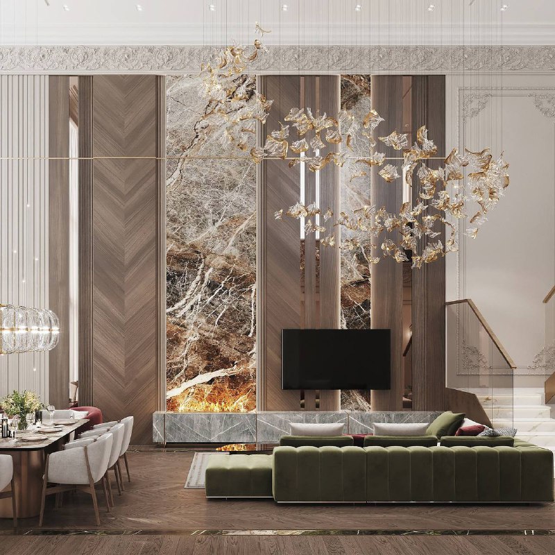 Роскошный проект дома в Самаре с панорамным видом на Волгу. Интерьер в неоклассическом стиле с яркими акцентами и эксклюзивными решениями. Пишите с... - изображение 8 - роскошный, проект, дома