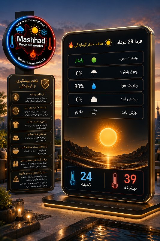 آقای هوآشنآس | هواشناسی مشهد و استان: ❣️🆗⚧#️⃣ℹ️ℹ️⚧🎦❣️🔆@weathermashhad_ir👁آقای هوآشنآس | هواشناسی مشهد و استان