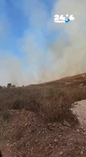 🇮🇱 שרפה פרצה סמוך ליצהר שבשומרון. צוות הכבאות וההצלה השתלט עליה לפני שהגיע לבתי היישוב.