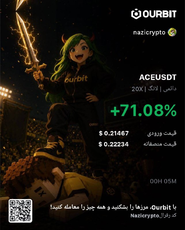 💕Nazicrypto💕: ورود سومممممم ace لانگ