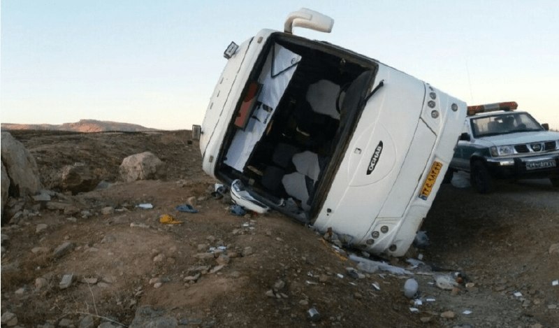 اخبار خراسان رضوی: ۴۶ مصدوم به دنبال واژگونی اتوبوس در محور سبزوار به نیشابور🔹رئیس مرکز مدیریت حوادث و فوریتهای پزشکی نیشابور: این حادثه ح