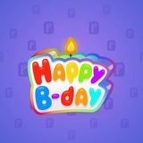 B-Day Candle #62