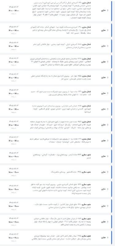 ساری سلام ❤️: قطعی برق دوشنبه ۲ شهریور در ساری و میاندرودکانال خبری ســـاری سلام ☘️❤️ 🆔 @saravivachunقطعی برق دوشنبه ۲ شهریور در ساری