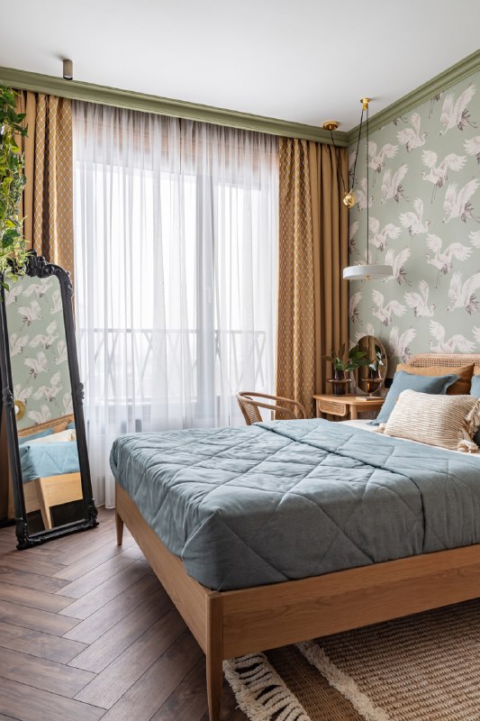 Средиземноморский интерьер в двушке 55 м для творческой девушки Дизайнеры Анастасия Ярышева и Валерия Анисимова из студии Royal Fusion создали инте... - изображение 4 - интерьер, творческой, девушки