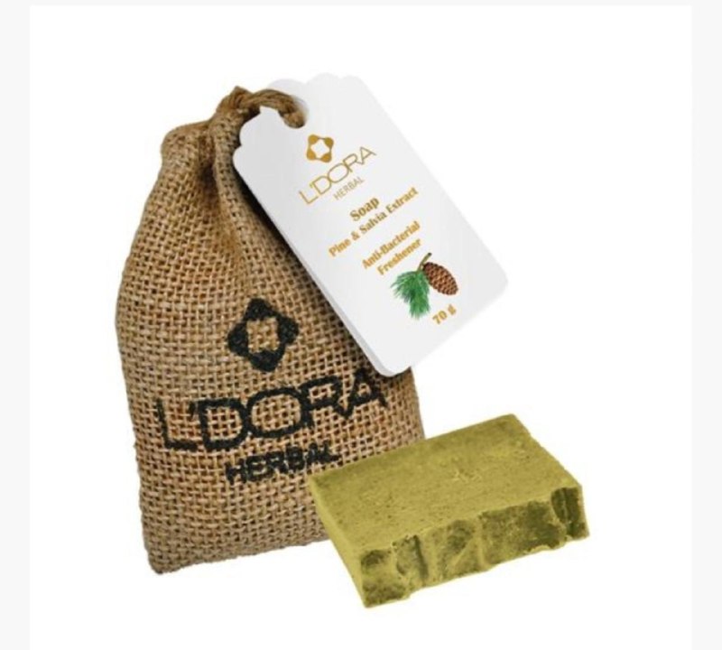 https://t.me/Arayeshibita_anita: 👆صابون گیاهی لدوراحاوی عصاره کاج وگیاه مریمگلی🔮برند :LDORA⭐️وزن :70gr✅مناسب صورت و بدن✅مناسب برای انواع پوست✅آنتی باکت