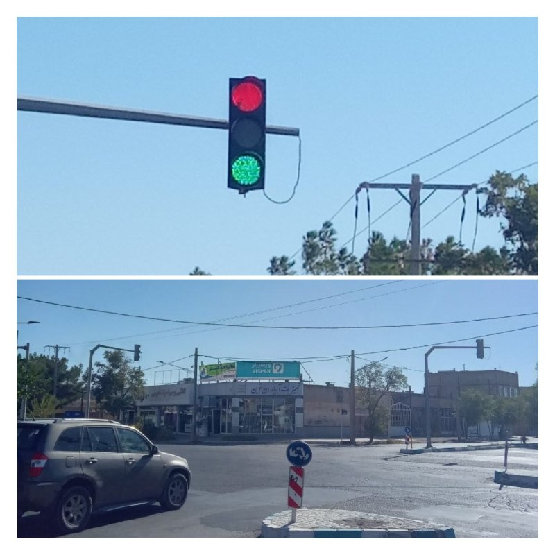 تایبادسلام: 🚦 وضعیت چراغ های راهنمایی چهارراه داودی(بهشتی) و سردرگمی راننده ها 📲 در کوتاهترین زمان، بهروزترین باشید 👇 @taybad_sala