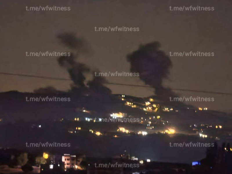תמונות נוספות של התקיפות האוויריות הישראליות על עלי אל טאהר, דרום לבנון