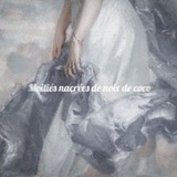 Moitiés nacrées de noix de coco.