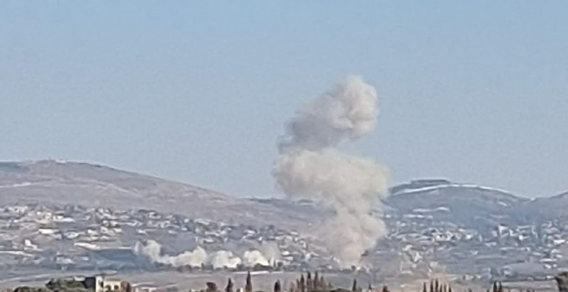 🚨הפצצה ישראלית בעיירה דרסיאן והפצצת ארטילריה לעבר העיירה כפר תבנית