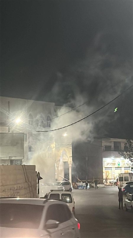 Urgent: Clashes break out in the village of Deir Abu Mashal, northwest of Ramallah, and the occupation forces fire gas bombs.