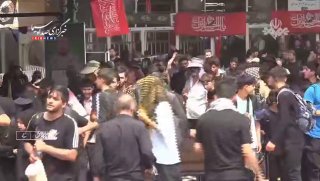 🎦 רכבת וכביש עם עולי רגל בדרך חזרה