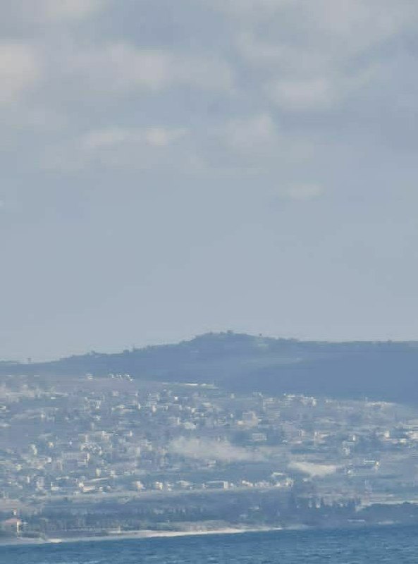 🚨הפצצת ארטילריה ישראלית נמשכת על העיירה מנצורי