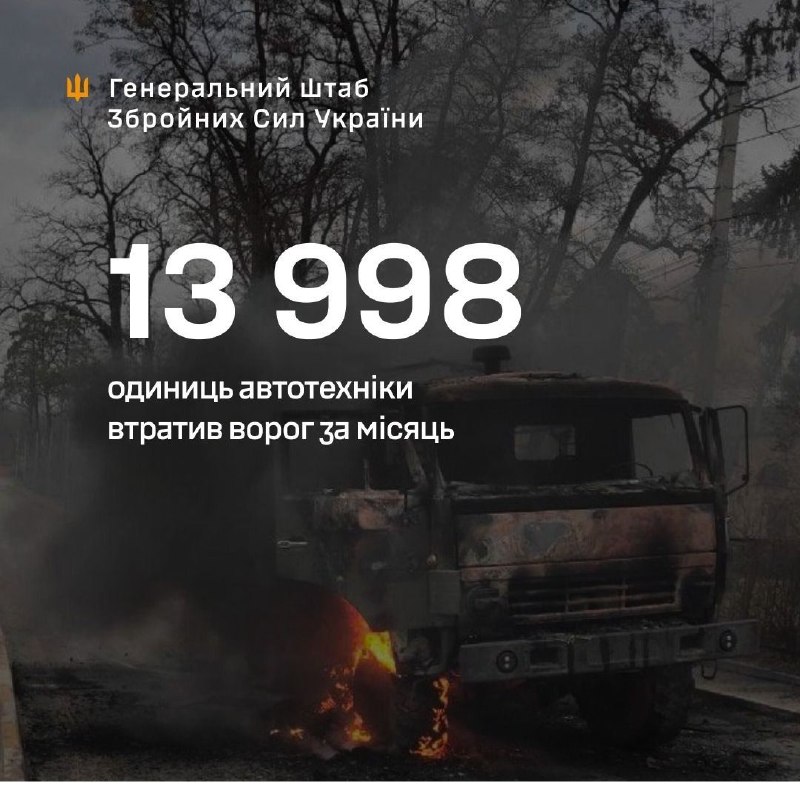 Сили оборони України продовжують руйнувати логістику російських окупантів