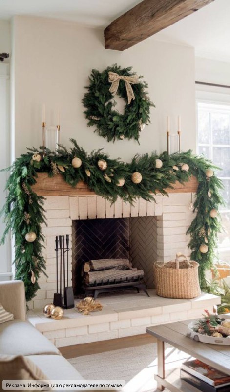 Декоративные новогодние венки Встречать гостей или создавать настроение новогодний венок справится с обеими задачами. Он первым дарит ощущение праз... - изображение 7 - венок, заснеженный, венки